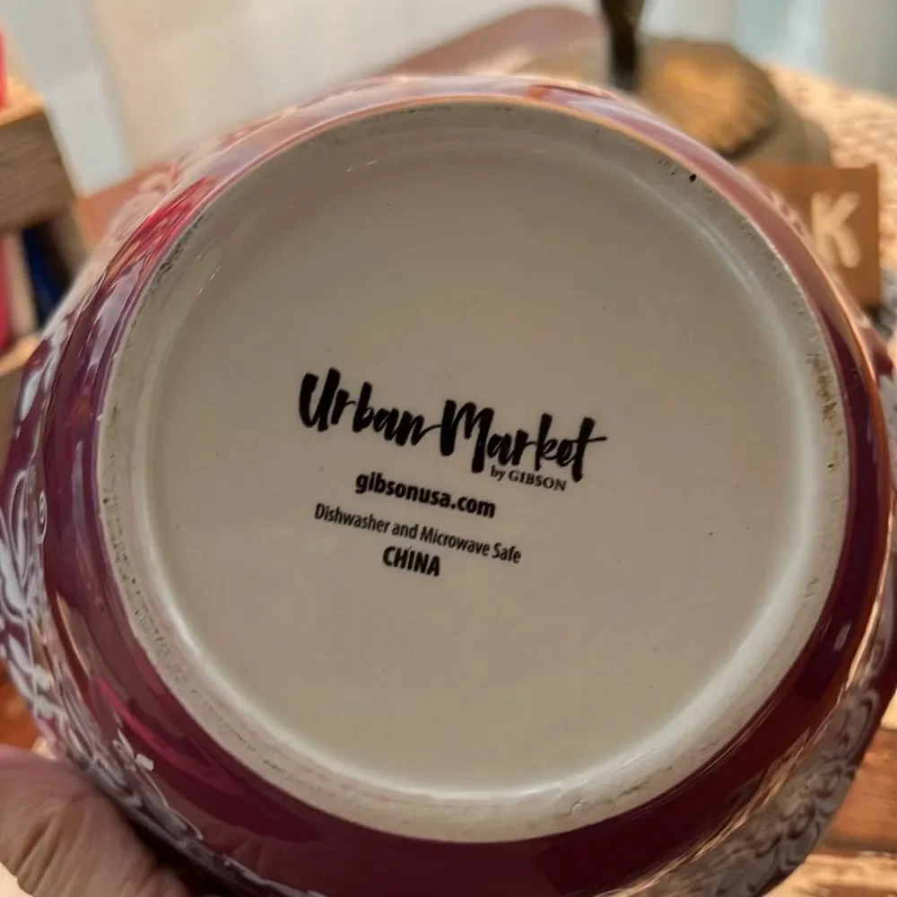 Urban Market *Life On The Farm* Bowl Sheep Floral